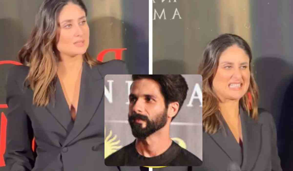 KAREENA KAPOOR REACTION ON SHAHID: शाहिद कपूर का नाम सुनते ही करीना कपूर ने किया ऐसा रिएक्शन, वीडियो हुआ वायरल