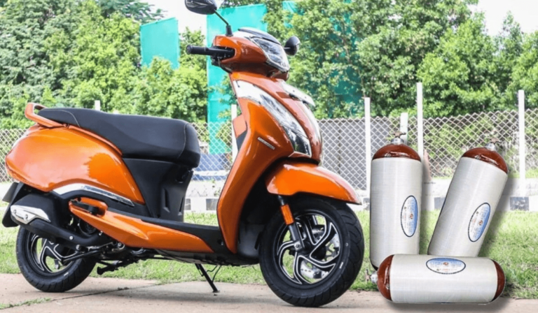 World First CNG Scooter