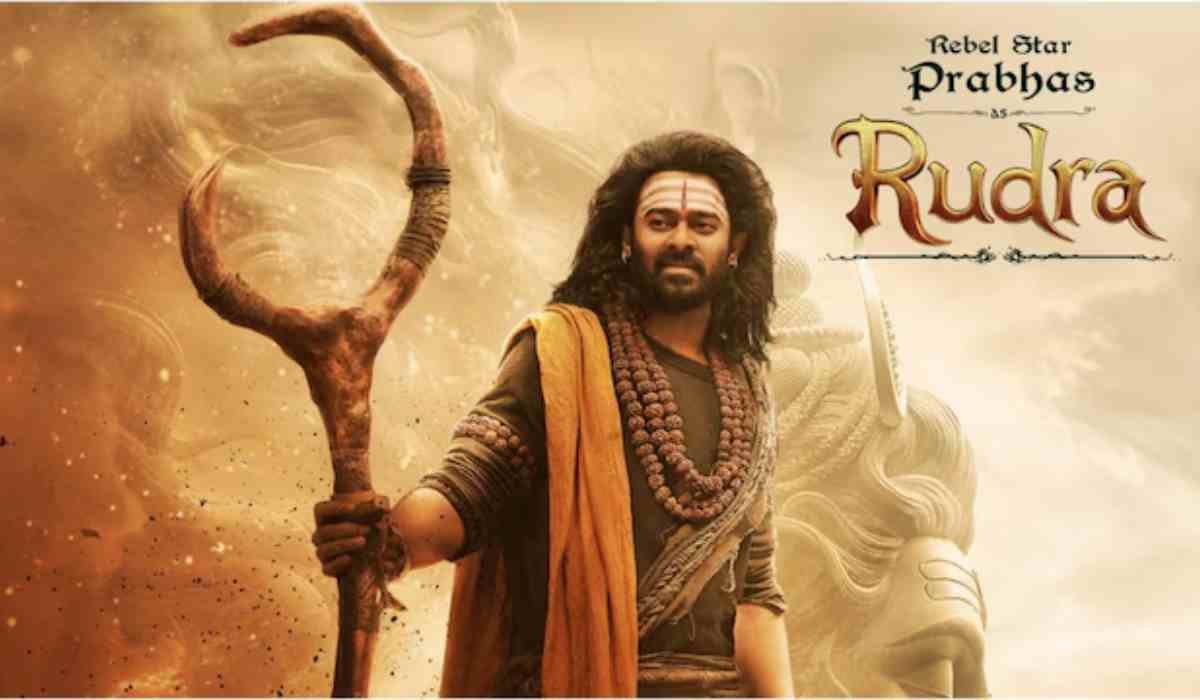 Prabhas Kannappa first look Released: त्रिपुंड तिलक और रुद्राक्ष की माला में दिखे रुद्र अवतार में।