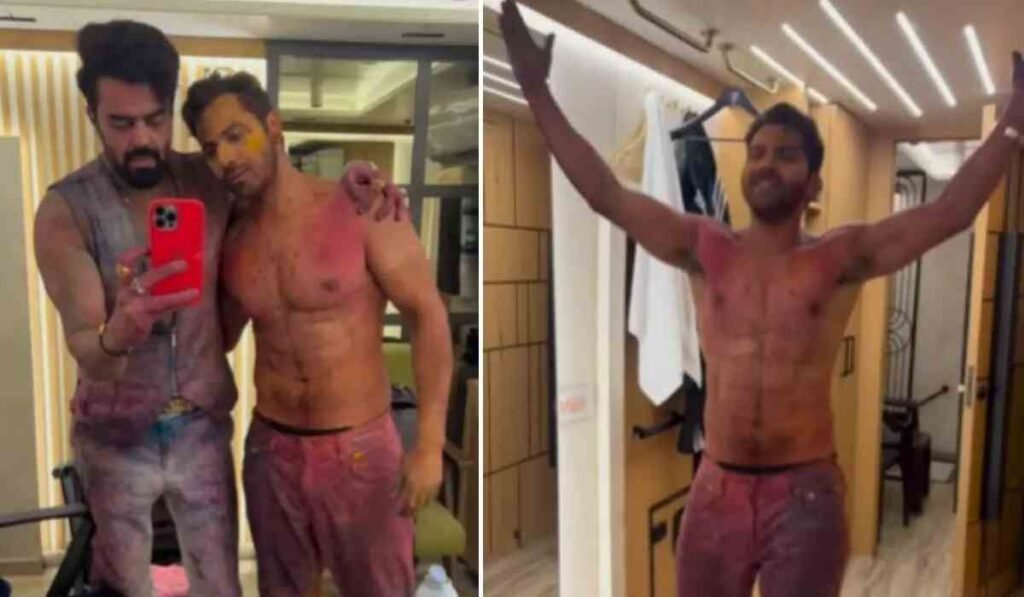 Bollywood Stars Holi Celebration: होली के रंग में रंगे बॉलीवुड सितारे, कटरीना कैफ से लेकर वरुण धवन तक मना रहे जश्न। 2 A12 ED compressed 1