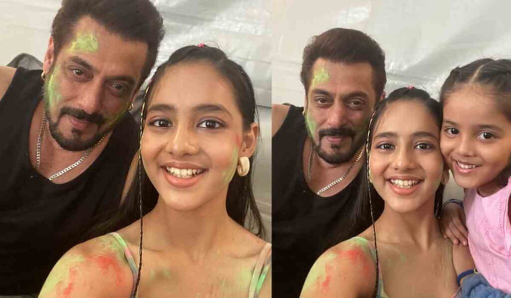 Salman Khan Holi Celebration With Kids: सलमान खान ने 'सिकंदर' के सेट पर बच्चों संग खेली होली, डबिंग स्टूडियो से बाहर आए नजर।