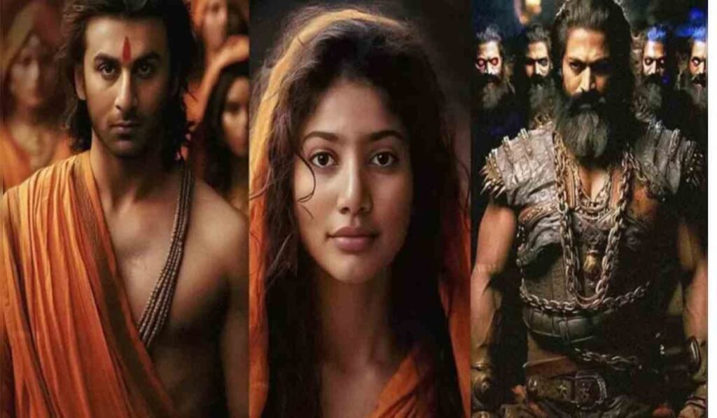 Ramayana Movie 2025 पोस्टर – Ranbir Kapoor as Ram, Sai Pallavi as Sita, Yash as Ravan