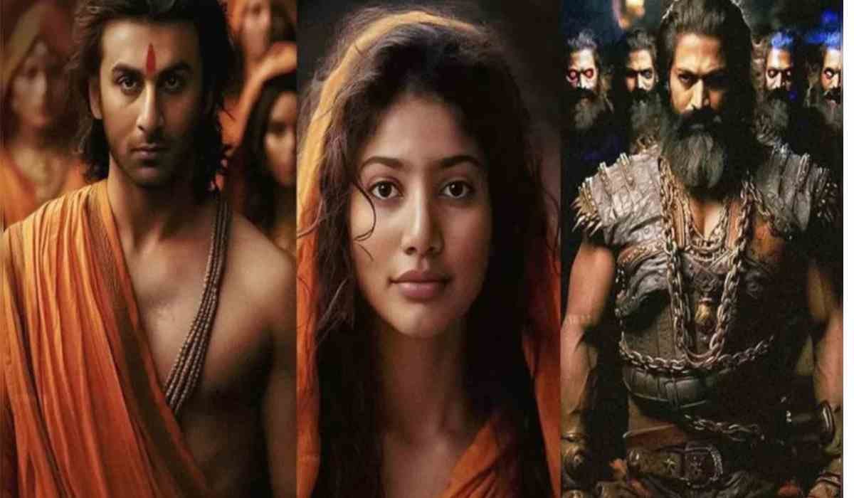 Ramayana Movie 2025 पोस्टर – Ranbir Kapoor as Ram, Sai Pallavi as Sita, Yash as Ravan