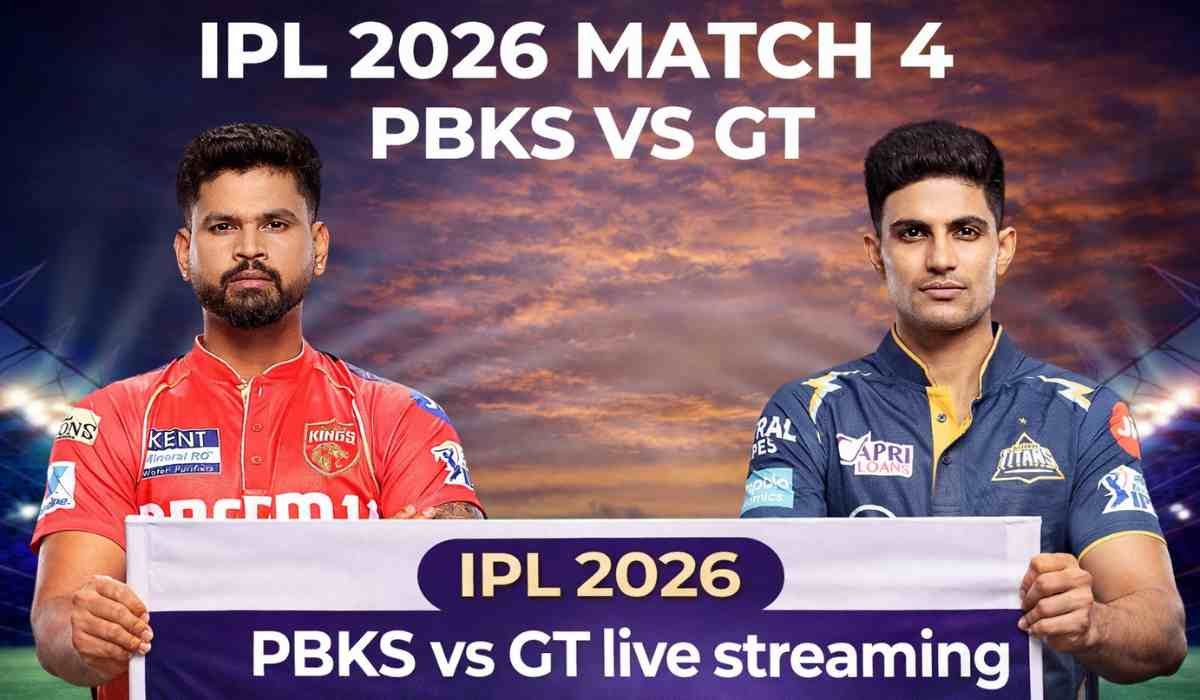 PBKS vs GT Live Streaming IPL 2026