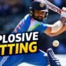 Rohit Explosive Batting during MI vs KKR match while chasing 220 runs