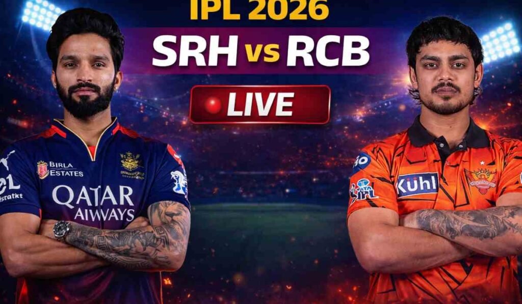 SRH vs RCB Live Score IPL 2026 match image