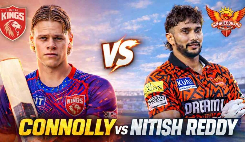 PBKS vs SRH Key Players 2026 में Cooper Connolly और Nitish Kumar Reddy के बीच मैच का गेम चेंजर मुकाबला