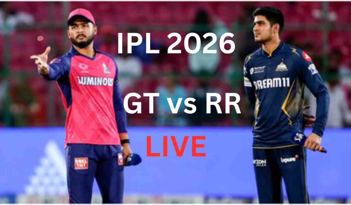 GT vs RR Live Score IPL 2026