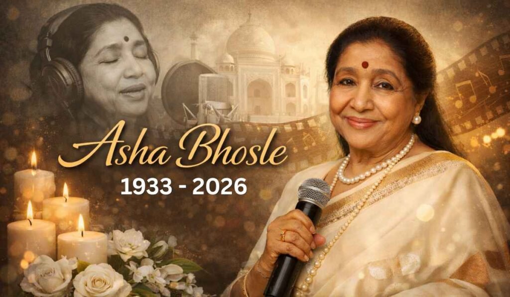 Asha Bhosle Death News: 92 साल की उम्र में आशा भोसले का निधन, संगीत जगत में शोक की लहर