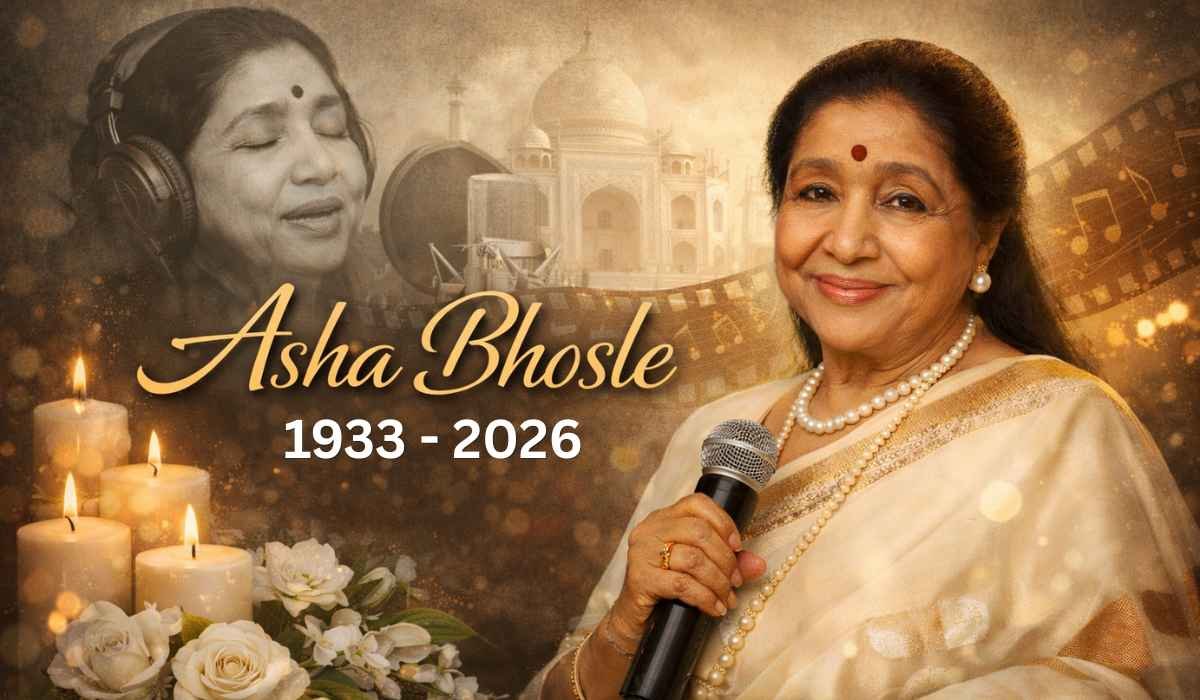 Asha Bhosle Death News: 92 साल की उम्र में आशा भोसले का निधन, संगीत जगत में शोक की लहर 1 Asha Bhosle Death News: 92 साल की उम्र में आशा भोसले का निधन, संगीत जगत में शोक की लहर