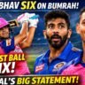 Vaibhav Suryavanshi six on Bumrah – 15 साल के बल्लेबाज ने जसप्रीत बुमराह की पहली गेंद पर छक्का लगाया, यशस्वी जायसवाल के साथ जश्न