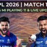 RR vs MI Live Score IPL 2026: आज के मैच का लाइव स्कोर, बॉल-बाय-बॉल अपडेट