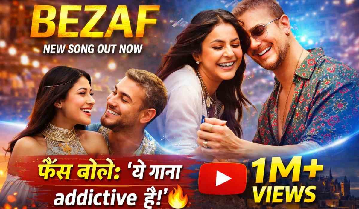 Bezaf song Neha Kakkar नया गाना Saad Lamjarred Shehnaaz Gill म्यूजिक वीडियो सीन