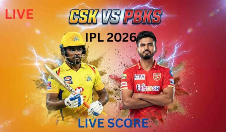 CSK vs PBKS Live Score IPL 2026: आज के मैच का लाइव स्कोर, बॉल-बाय-बॉल अपडेट 10 CSK vs PBKS Live Score IPL 2026: आज के मैच का लाइव स्कोर, बॉल-बाय-बॉल अपडेट