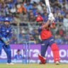 Prabhsimran Singh aur Shreyas Iyer batting karte hue MI vs PBKS match me, jahan Punjab Kings ne Mumbai Indians ko haraya