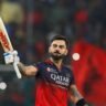 Virat Kohli IPL Record 2026:Virat Kohli celebrating after creating IPL history during RCB vs Punjab Kings match in IPL 2026.