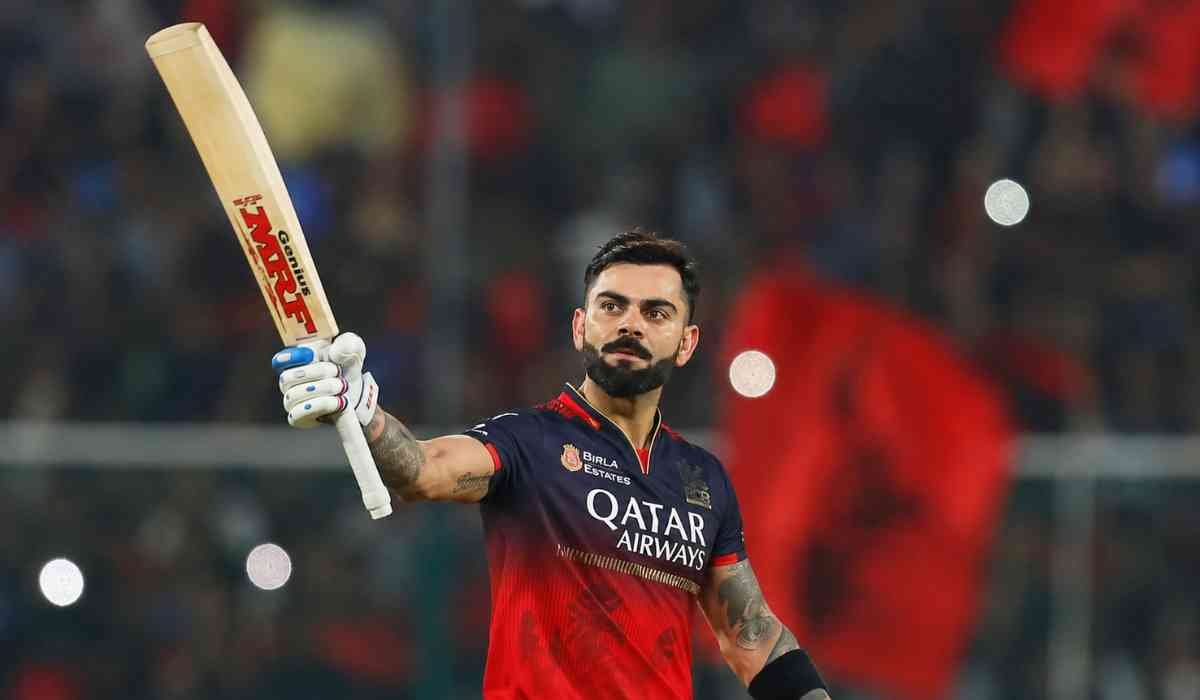 Virat Kohli IPL Record 2026:Virat Kohli celebrating after creating IPL history during RCB vs Punjab Kings match in IPL 2026.