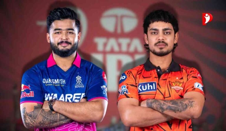 SRH vs RR IPL 2026 Eliminator: न्यू चंडीगढ़ में आज करो या मरो की जंग, जानिए हेड टू हेड रिकॉर्ड, पिच रिपोर्ट और किसका पलड़ा भारी 2 SRH vs RR IPL 2026 Eliminator को दर्शाती हाई-क्वालिटी इमेज जिसमें सनराइजर्स हैदराबाद और राजस्थान रॉयल्स के खिलाड़ी IPL ट्रॉफी के साथ आमने-सामने दिखाई दे रहे हैं।