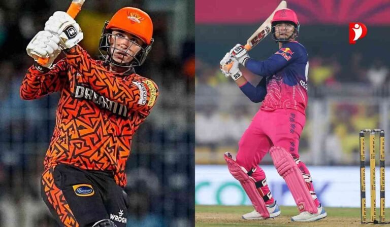 SRH vs RR Eliminator IPL 2026: न्यू चंडीगढ़ में आज वैभव सूर्यवंशी और अभिषेक शर्मा की होगी असली परीक्षा, किसका पलड़ा भारी? 3 SRH vs RR Eliminator IPL 2026 को दर्शाती हाई-क्वालिटी इमेज जिसमें वैभव सूर्यवंशी और अभिषेक शर्मा मैदान पर आक्रामक बल्लेबाजी करते दिखाई दे रहे हैं।