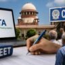 NTA CBSE Review से जुड़ी सांकेतिक तस्वीर, जिसमें NTA, CBSE, NEET परीक्षा और मूल्यांकन प्रणाली की समीक्षा की मांग को दर्शाया गया है।