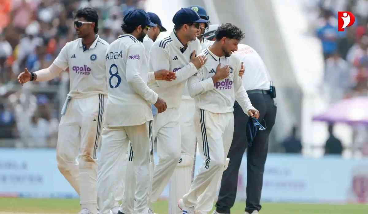 IND vs AFG Test 2026 की तैयारी के दौरान नेट्स में गेंदबाजी अभ्यास करते मोहम्मद सिराज और प्रसिद्ध कृष्णा।